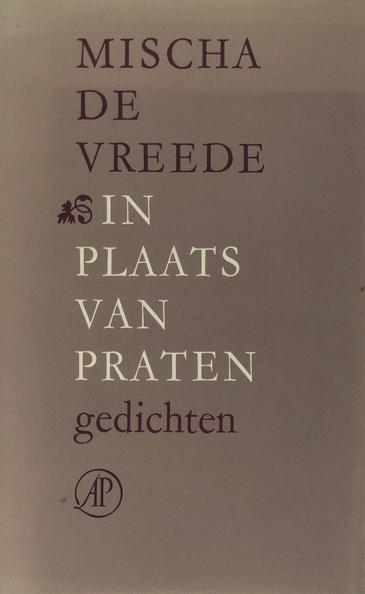 In plaats van praten