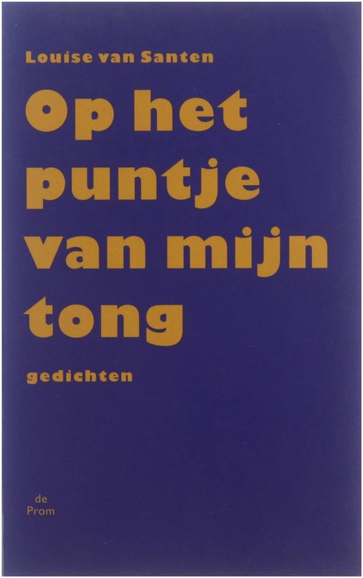 Op het puntje van mijn tong
