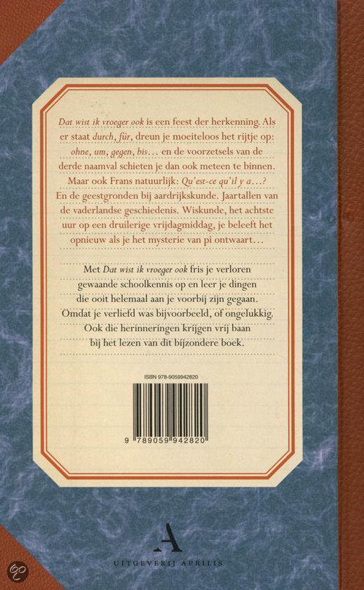 Dat Wist Ik Vroeger Ook - Afbeelding 6