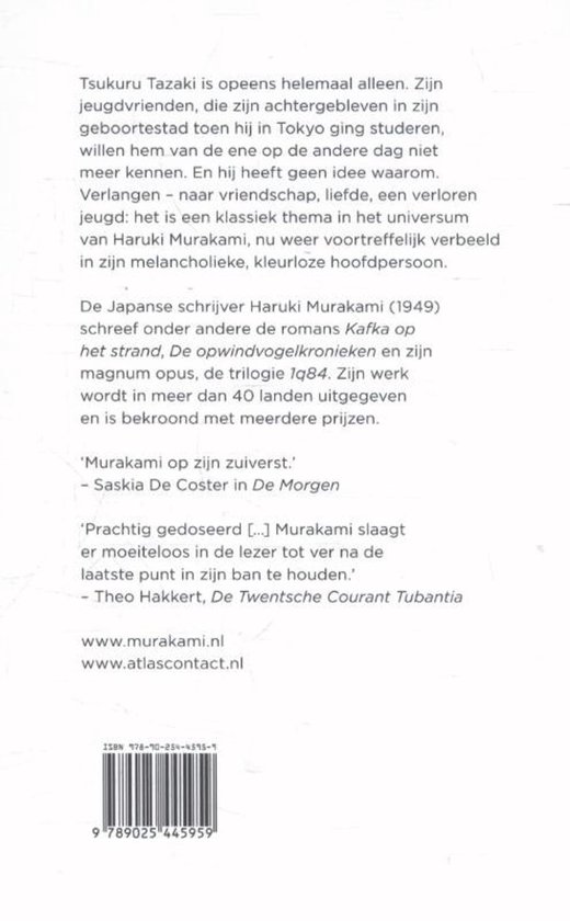 De kleurloze Tsukuru Tazaki en zijn pelgrimsjaren - Afbeelding 3