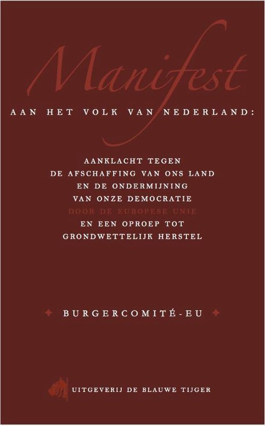 Manifest aan het volk van Nederland