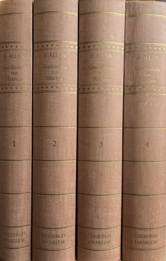 Geschiedenis en Beschrijving van Haarlem - Vier delen Compleet