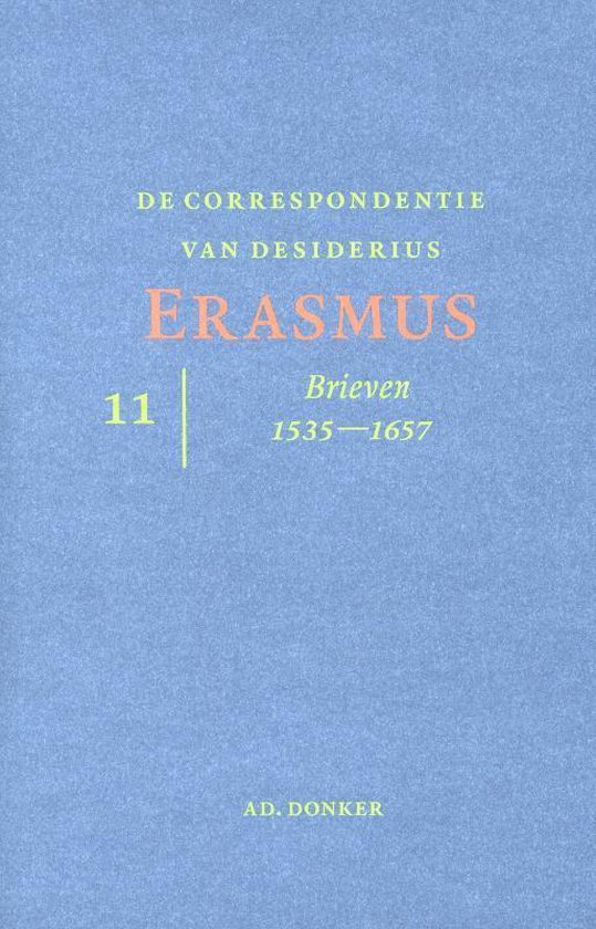 De correspondenie van Desiderius Ertasmus