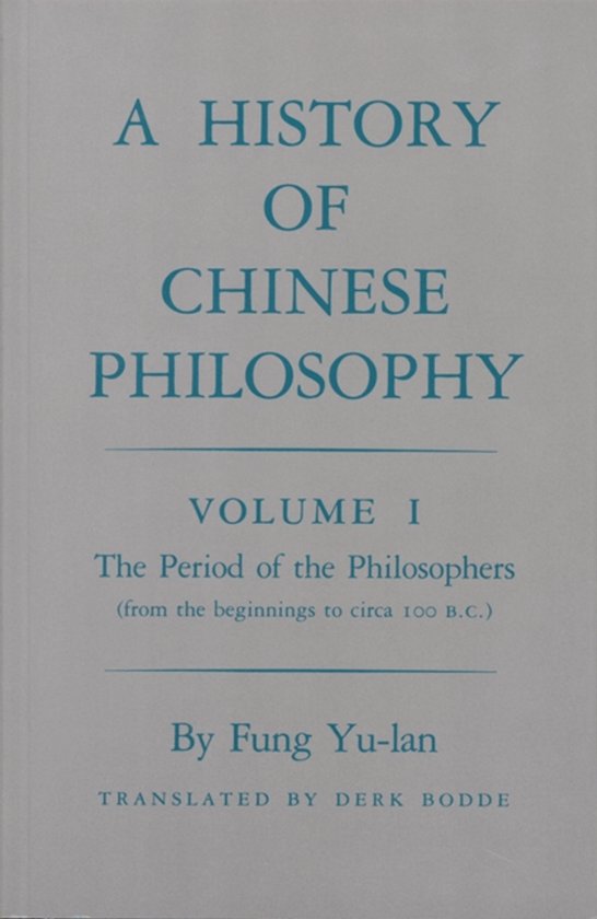 A History of Chinese Philosophy