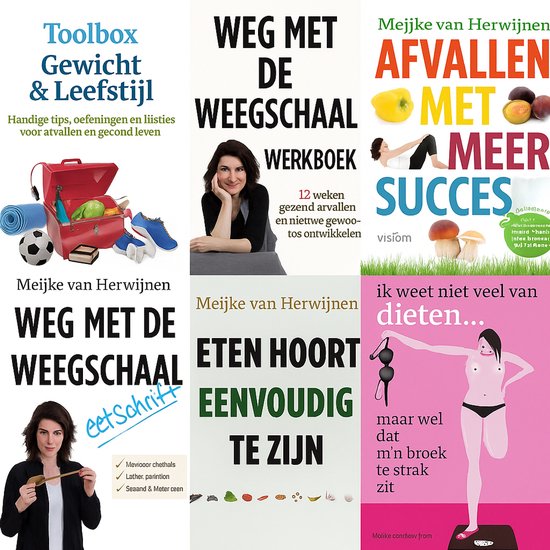 Afvallen En Diëten - Set Van Zes Boeken Van Meijke Van Herwijnen