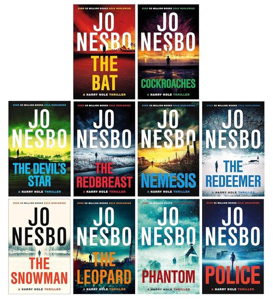 Harry Hole Series Collection - 10 Books Set