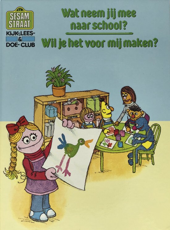 Sesamstraat. Wat neem jij mee naar school? & Wil je het voor me maken?
