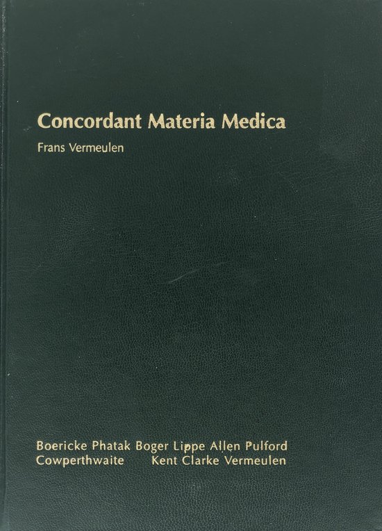 Concordant Materia Medica