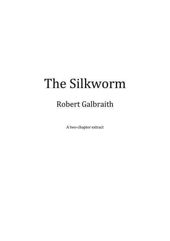 The Silkworm - Afbeelding 2