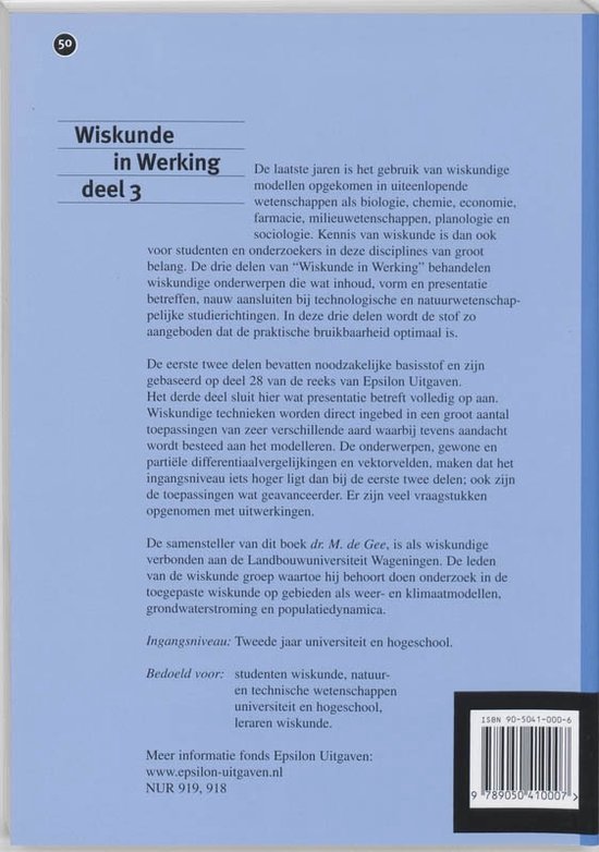 Wiskunde in Werking 3 - Afbeelding 3