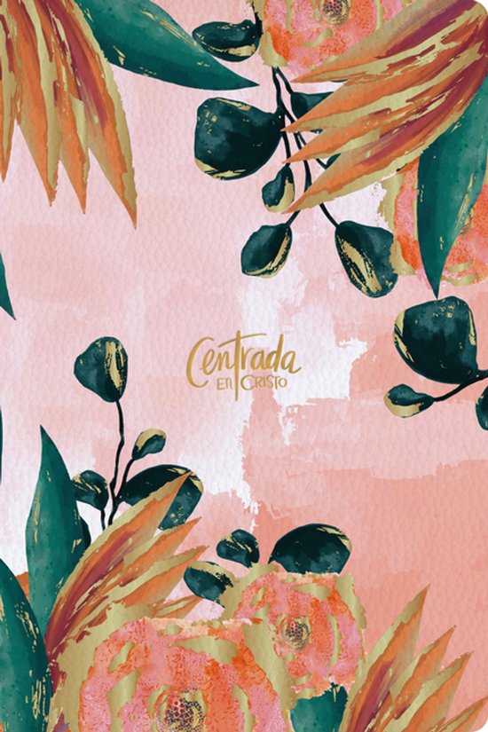 RVR1960 Centrada en Cristo, floral símil piel