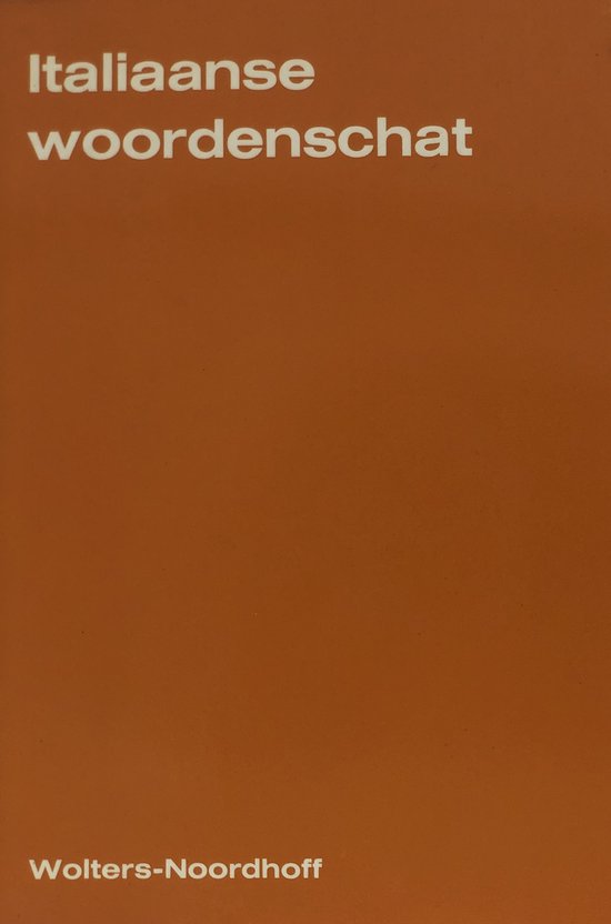 Italiaanse woordenschat