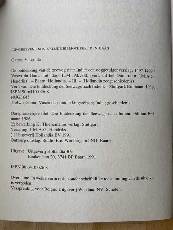 Vasco da Gama, De ontdekking van de zeeweg naar Indie - Afbeelding 2